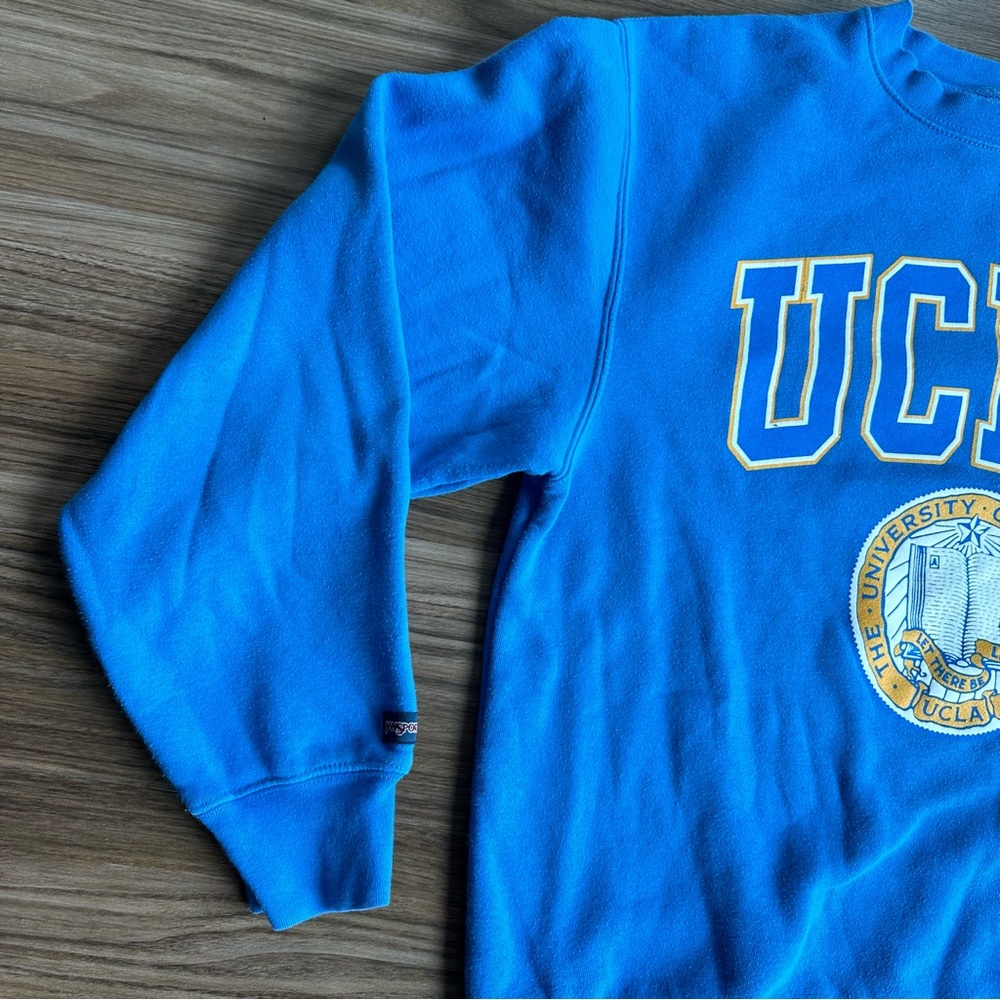 VTG Jansport UCLA University Of California Crewneck Pullover Sweatshirt Medium - Picture 2 of 16